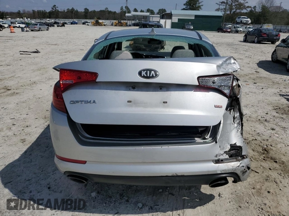2013 Kia Optima LX with VIN 5XXGM4A79DG096849, listed as a Copart auction lot 49286675 with 184,927 mi miles and Salvage Title. Bid and sale history available at carsss.com. Image 6.