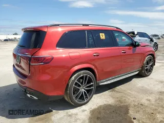 2022 Mercedes-Benz GLS with VIN 4JGFF5KE8NA648777, listed as a Copart auction lot 49036943 with 17,416 mi miles. Bid and sale history available at carsss.com. Image 3.
