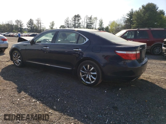 2008 Lexus LS 460 LWB with VIN JTHGL46FX85027700, listed as a Copart auction lot 54122595 with 198,182 mi miles and Salvage Title. Bid and sale history available at carsss.com. Image 2.