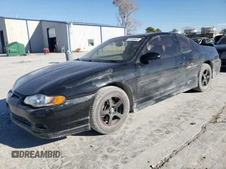 2003 Chevrolet Monte Carlo SS with VIN 2G1WX12K139239036, listed as a Copart auction lot 77154623 with 115,964 mi miles and Salvage Title. Bid and sale history available at carsss.com. Image 1.