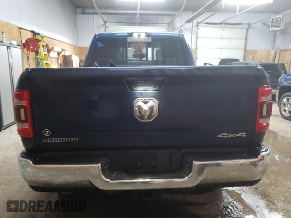 2022 Ram 2500 Big Horn with VIN 3C6UR5DJ6NG143228, listed as a Copart auction lot 80479734 with 12,581 mi miles and Salvage Title. Bid and sale history available at carsss.com. Image 6.