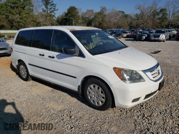 2010 Honda Odyssey LX с VIN 5FNRL3H25AB090500, выставлен на аукционе Copart как лот 48148265 с пробегом 57 537 миль миль и Списание • Salvage title. История ставок и продаж доступна на DreamBid. Изображение 4.