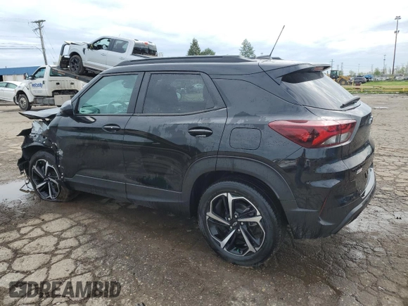 2021 Chevrolet TrailBlazer RS with VIN KL79MTSL3MB052606, listed as a Copart auction lot 53297584 with 55,204 mi miles and . Bid and sale history available at DreamBid. Image 2.