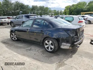 2007 BMW 5 Series 530xi with VIN WBANF73587CU25251, listed as a Copart auction lot 58030295 with 186,995 mi miles and Salvage title. Bid and sale history available at DreamBid. Image 2.