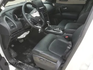 2023 Nissan Armada SL with VIN JN8AY2BB9P9837556, listed as a Copart auction lot 46731335 with 24,505 mi miles and Salvage Title. Bid and sale history available at carsss.com. Image 7.