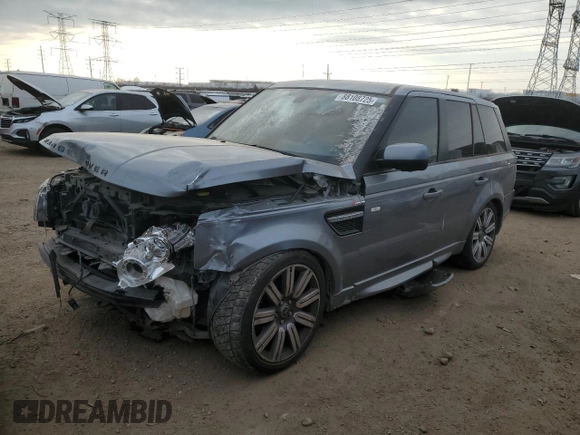 2013 Land Rover Range Rover Sport SC with VIN SALSH2E49DA810325, listed as a Copart auction lot 88108725 with 83,558 mi miles and Salvage Title. Bid and sale history available at carsss.com. Image 1.