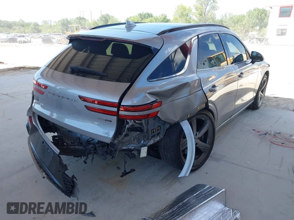 2023 Genesis GV70 Sport with VIN KMUMCDTC4PU098990, listed as a IAAI auction lot 42039386 with 32,090 mi miles and . Bid and sale history available at DreamBid. Image 4.