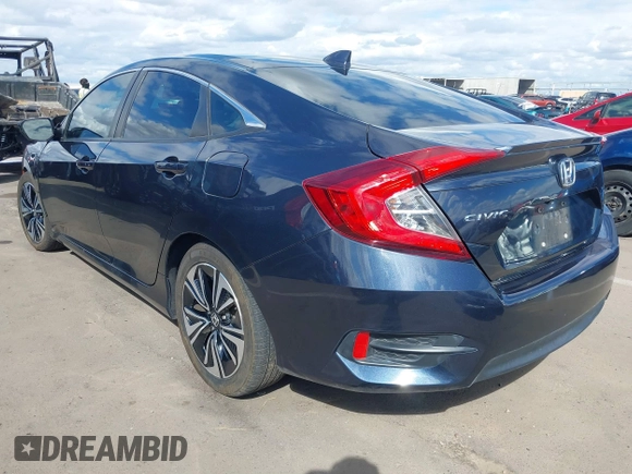 2017 Honda Civic Sedan EX-T with VIN 19XFC1F32HE010587, listed as a IAAI auction lot 41793102 with 98,724 mi miles. Bid and sale history available at carsss.com. Image 3.