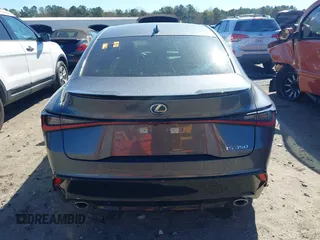 2024 Lexus IS with VIN JTHBZ1B28R5077913, listed as a IAAI auction lot 41825443 with 4,206 mi miles. Bid and sale history available at carsss.com. Image 16.