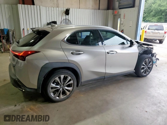 2019 Lexus UX 200 with VIN JTHY3JBH8K2000465, listed as a Copart auction lot 56873895 with 74,574 mi miles and Salvage title. Bid and sale history available at DreamBid. Image 3.