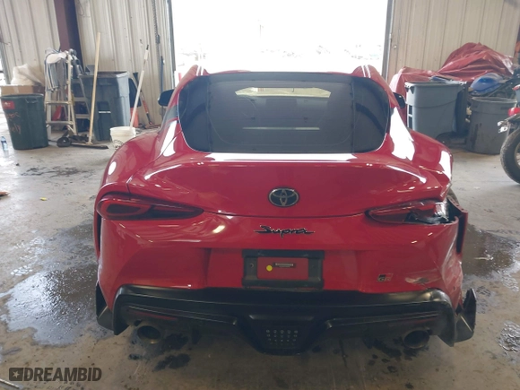 2020 Toyota GR Supra 3.0 with VIN WZ1DB4C05LW024618, listed as a IAAI auction lot 41862297 with 15,382 mi miles. Bid and sale history available at carsss.com. Image 16.
