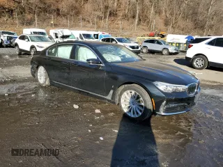 2018 BMW 7 Series 740e xDrive iPerformance with VIN WBA7J2C57JG938498, listed as a Copart auction lot 36909604 with 0 mi miles. Bid and sale history available at carsss.com. Image 4.