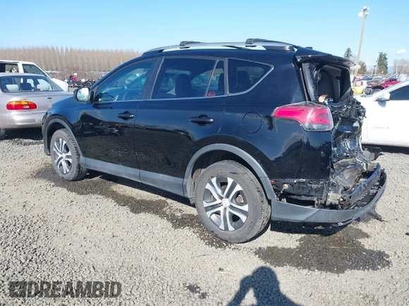 2017 Toyota RAV4 LE with VIN 2T3BFREV4HW586497, listed as a IAAI auction lot 41725876 with 73,666 mi miles. Bid and sale history available at carsss.com. Image 3.