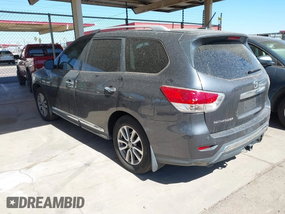 2014 Nissan Pathfinder SV with VIN 5N1AR2MN0EC732139, listed as a IAAI auction lot 41684984 with 125,590 mi miles and . Bid and sale history available at DreamBid. Image 3.