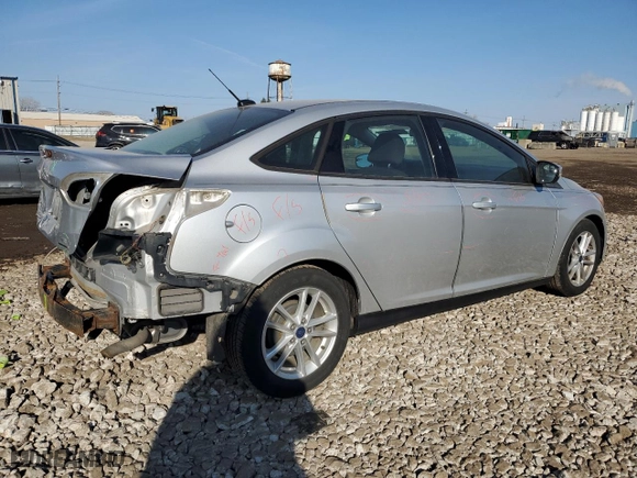2016 Ford Focus SE with VIN 1FADP3F21GL250658, listed as a Copart auction lot 48522085 with 128,569 mi miles and Salvage Title. Bid and sale history available at carsss.com. Image 3.