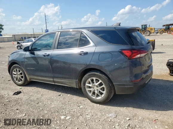 2023 Chevrolet Equinox LT with VIN 3GNAXKEG2PS175376, listed as a Copart auction lot 58244925 with 41,710 mi miles and Salvage title. Bid and sale history available at DreamBid. Image 2.