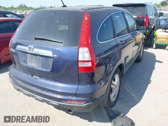 2011 Honda CR-V EX-L with VIN 5J6RE3H70BL016867, listed as a IAAI auction lot 42000347 with 1 mi miles. Bid and sale history available at carsss.com. Image 4.
