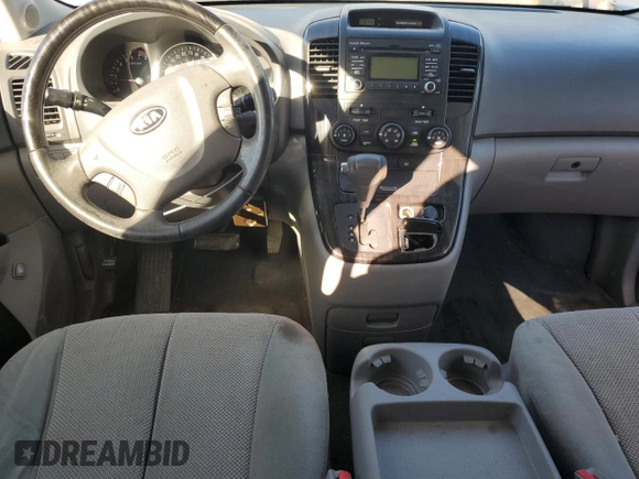2012 Kia Sedona EX with VIN KNDMH4C70C6487793, listed as a Copart auction lot 76566304 with 286,616 mi miles and Salvage Title. Bid and sale history available at carsss.com. Image 8.