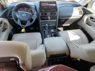2023 Nissan Armada Platinum z VIN JN8AY2DB8P9830319, wystawiony jako Copart lot #76364214 z przebiegiem 39 534 mil mil oraz Szkoda całkowita • Salvage title. Historia ofert i sprzedaży dostępna na DreamBid. Obrazek 8.
