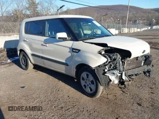 2012 Kia Soul with VIN KNDJT2A54C7396432, listed as a IAAI auction lot 41559648 with 126,925 mi miles. Bid and sale history available at carsss.com. Image 1.