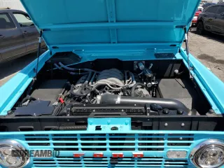 1969 Ford Bronco with VIN U15GLE92472, listed as a Copart auction lot 55164735 with 1,521 mi miles and Salvage title. Bid and sale history available at DreamBid. Image 12.