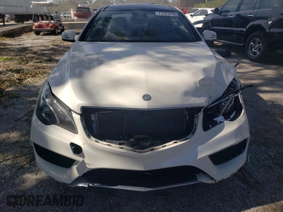 2017 Mercedes-Benz E-Class E 400 with VIN WDDKJ6FB1HF355145, listed as a Copart auction lot 73563614 with 0 mi miles and Salvage Title. Bid and sale history available at carsss.com. Image 5.