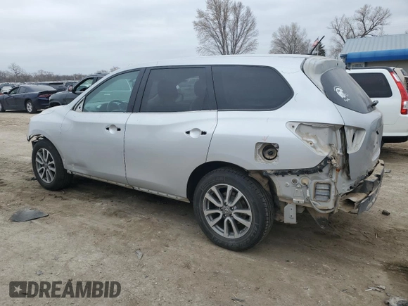 2016 Nissan Pathfinder S with VIN 5N1AR2MM6GC661703, listed as a Copart auction lot 47120825 with 101,779 mi miles and Salvage Title. Bid and sale history available at carsss.com. Image 2.