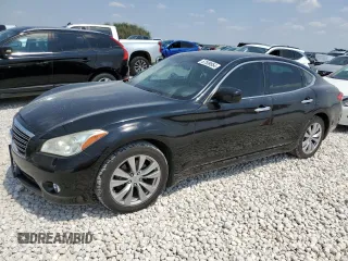 2011 Infiniti M with VIN JN1BY1AP8BM325853, listed as a Copart auction lot 67599954 with 158,303 mi miles and Salvage Title. Bid and sale history available at DreamBid. Image 1.
