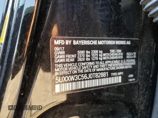 2018 BMW X4 xDrive28i with VIN 5UXXW3C56J0T82881, listed as a Copart auction lot 60094323 with 55,913 mi miles. Bid and sale history available at carsss.com. Image 14.