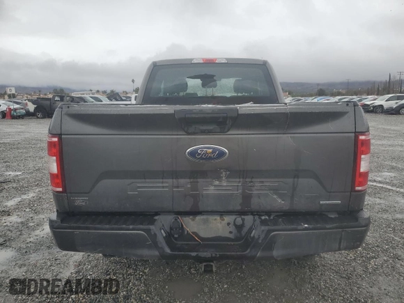 2018 Ford F-150 XL with VIN 1FTEX1CP6JKC71439, listed as a Copart auction lot 45027895 with 130,459 mi miles and Salvage Title. Bid and sale history available at carsss.com. Image 6.