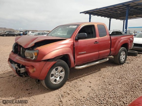 2006 Toyota Tacoma PreRunner with VIN 5TETU62N36Z229293, listed as a Copart auction lot 50539775 with 213,242 mi miles and Salvage Title. Bid and sale history available at carsss.com. Image 1.