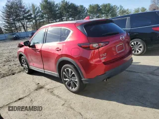 2022 Mazda CX-5 S Premium Plus with VIN JM3KFBEM8N0539513, listed as a Copart auction lot 49634785 with 14,760 mi miles and Salvage Title. Bid and sale history available at carsss.com. Image 2.