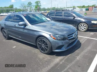 2021 Mercedes-Benz C 300 with VIN W1KWF8DBXMR645829, listed as a IAAI auction lot 42093092 with 25,768 mi miles and . Bid and sale history available at carsss.com. Image 1.