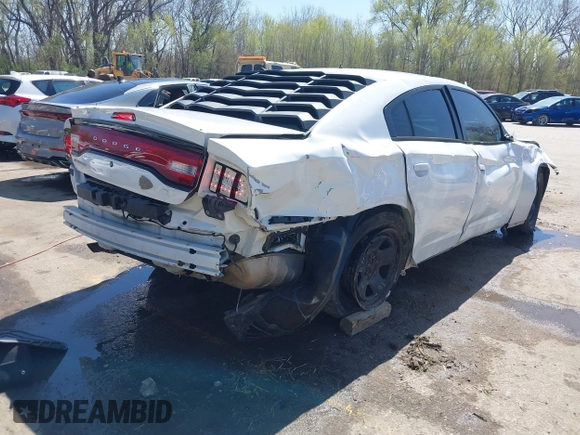 2013 Dodge Charger Police with VIN 2C3CDXAT4DH715047, listed as a IAAI auction lot 41987193 with 115,711 mi miles and . Bid and sale history available at DreamBid. Image 4.
