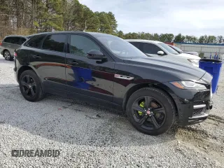 2017 Jaguar F-Pace 20d R-Sport with VIN SADCL2BN1HA085899, listed as a Copart auction lot 43330975 with 104,596 mi miles and Clean Title. Bid and sale history available at DreamBid. Image 4.