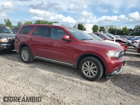 2015 Dodge Durango SXT with VIN 1C4RDJAG8FC147543, listed as a Copart auction lot 65713485 with 209,010 mi miles and Salvage title. Bid and sale history available at DreamBid. Image 4.