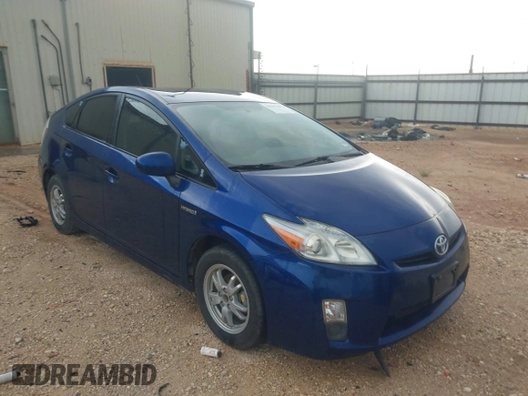 2010 Toyota Prius II with VIN JTDKN3DU3A0217150, listed as a IAAI auction lot 42107105 with 191,913 mi miles. Bid and sale history available at carsss.com. Image 1.