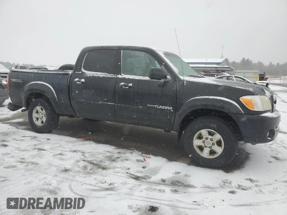 2005 Toyota Tundra Limited with VIN 5TBDT48145S475127, listed as a Copart auction lot 46143815 with 276,360 mi miles and Salvage title. Bid and sale history available at DreamBid. Image 4.