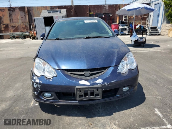 2002 Acura RSX Auto with VIN JH4DC548X2C030807, listed as a Copart auction lot 65178665 with 138,260 mi miles and Salvage title. Bid and sale history available at DreamBid. Image 5.