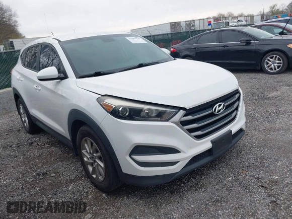 2018 Hyundai Tucson SE with VIN KM8J23A46JU625168, listed as a IAAI auction lot 41877146 with 152,572 mi miles. Bid and sale history available at carsss.com. Image 1.
