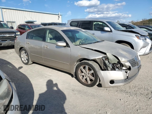 2004 Nissan Maxima SE with VIN 1N4BA41E94C912952, listed as a Copart auction lot 75243344 with 67,963 mi miles and Salvage Title. Bid and sale history available at carsss.com. Image 4.