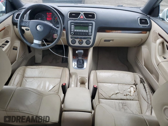 2007 Volkswagen Eos 2.0T with VIN WVWFA71F47V033566, listed as a Copart auction lot 66134234 with 93,923 mi miles and Salvage Title. Bid and sale history available at DreamBid. Image 8.