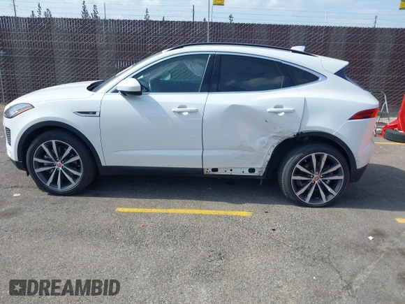 2019 Jaguar E-Pace SE with VIN SADFP2FX8K1Z70007, listed as a IAAI auction lot 42120274 with 32,487 mi miles and . Bid and sale history available at DreamBid. Image 14.