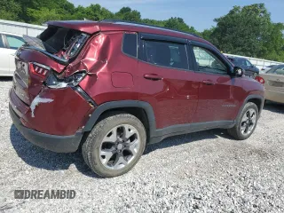 2021 Jeep Compass Limited z VIN 3C4NJDCB2MT565303, wystawiony jako Copart lot #60375095 z przebiegiem 48 204 mil mil oraz Szkoda całkowita • Salvage title. Historia ofert i sprzedaży dostępna na DreamBid. Obrazek 3.