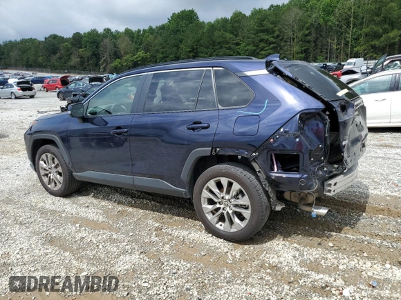 2022 Toyota RAV4 XLE Premium with VIN JTMC1RFV7ND087414, listed as a Copart auction lot 60844905 with 90,232 mi miles and Salvage title. Bid and sale history available at DreamBid. Image 2.