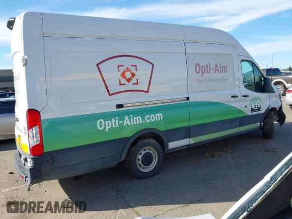2019 Ford Transit Cargo with VIN 1FTBW3XM2KKB40981, listed as a IAAI auction lot 41558356 with 154,624 mi miles and . Bid and sale history available at DreamBid. Image 4.