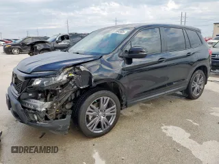 2019 Honda Passport EX-L with VIN 5FNYF7H50KB003009, listed as a Copart auction lot 50445685 with 61,313 mi miles and Salvage Title. Bid and sale history available at carsss.com. Image 1.