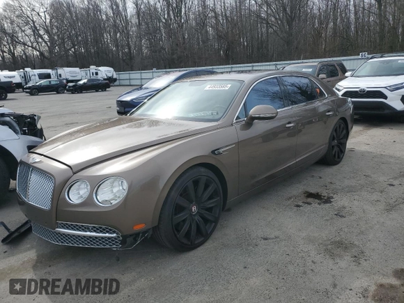 2014 Bentley Flying Spur with VIN SCBEC9ZA1EC090152, listed as a Copart auction lot 44933585 with 85,146 mi miles and Salvage title. Bid and sale history available at DreamBid. Image 1.