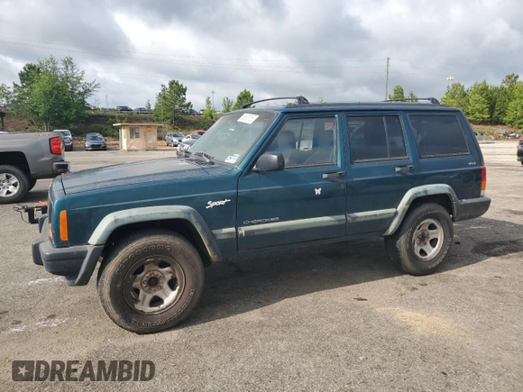 1998 Jeep Cherokee Sport with VIN 1J4FJ68S9WL249365, listed as a Copart auction lot 58896155 with 344,530 mi miles and Clean title. Bid and sale history available at DreamBid. Image 1.