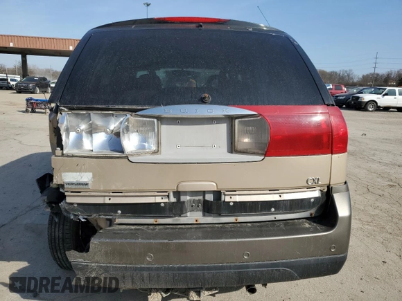 2002 Buick Rendezvous CXL with VIN 3G5DB03E72S501201, listed as a Copart auction lot 48700455 with 90,895 mi miles and Salvage Title. Bid and sale history available at DreamBid. Image 6.